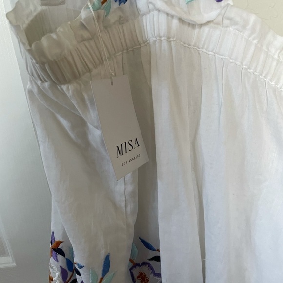 Revolve Misa LA cross neck floral embroidered tank - Picture 7 of 7